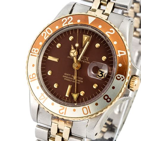 rolex 1675 root beer|Rolex root beer vintage.